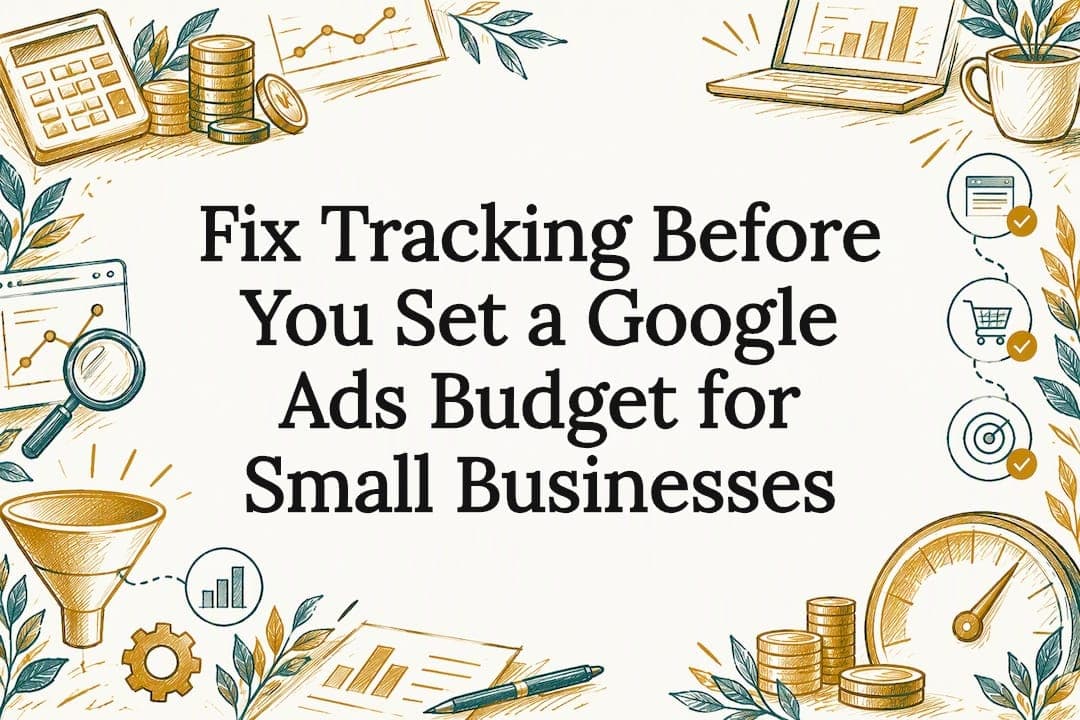 Fix Tracking Before You Set a Google Ads Budget for Small Businesses
